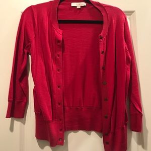 Ann Taylor loft button cardigan